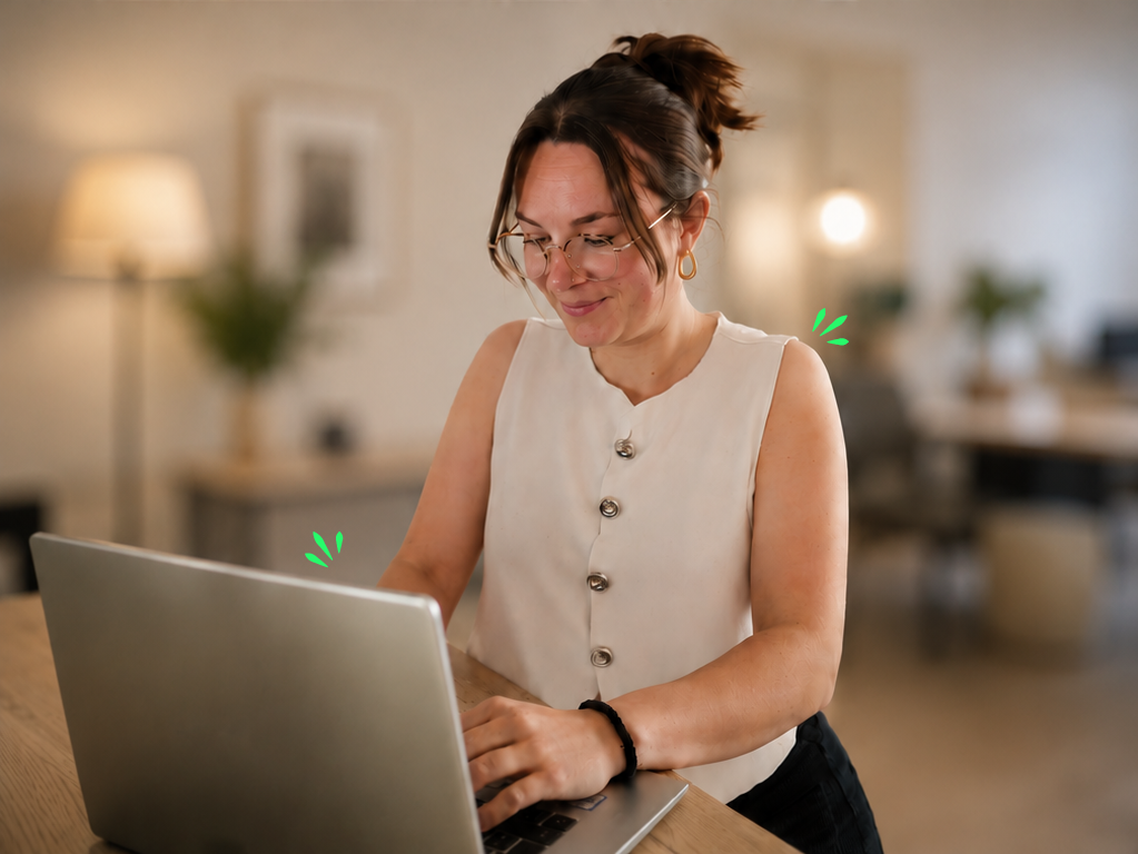 Portrait de Charlotte, fondatrice de CB Consulting